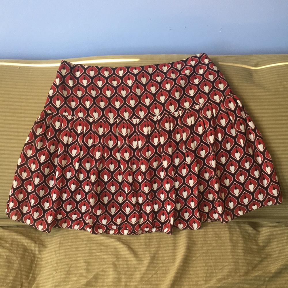 Pleated Short Tahari Skirt